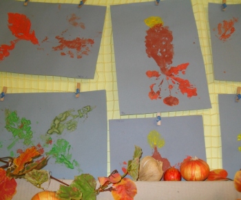 Spoločné jesenné výtvory a práce